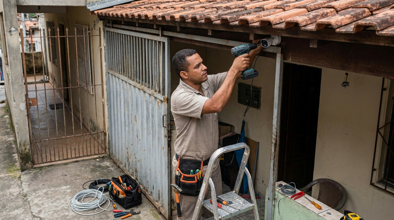 Instalação de Câmera Residencial em Guarapari‑ES